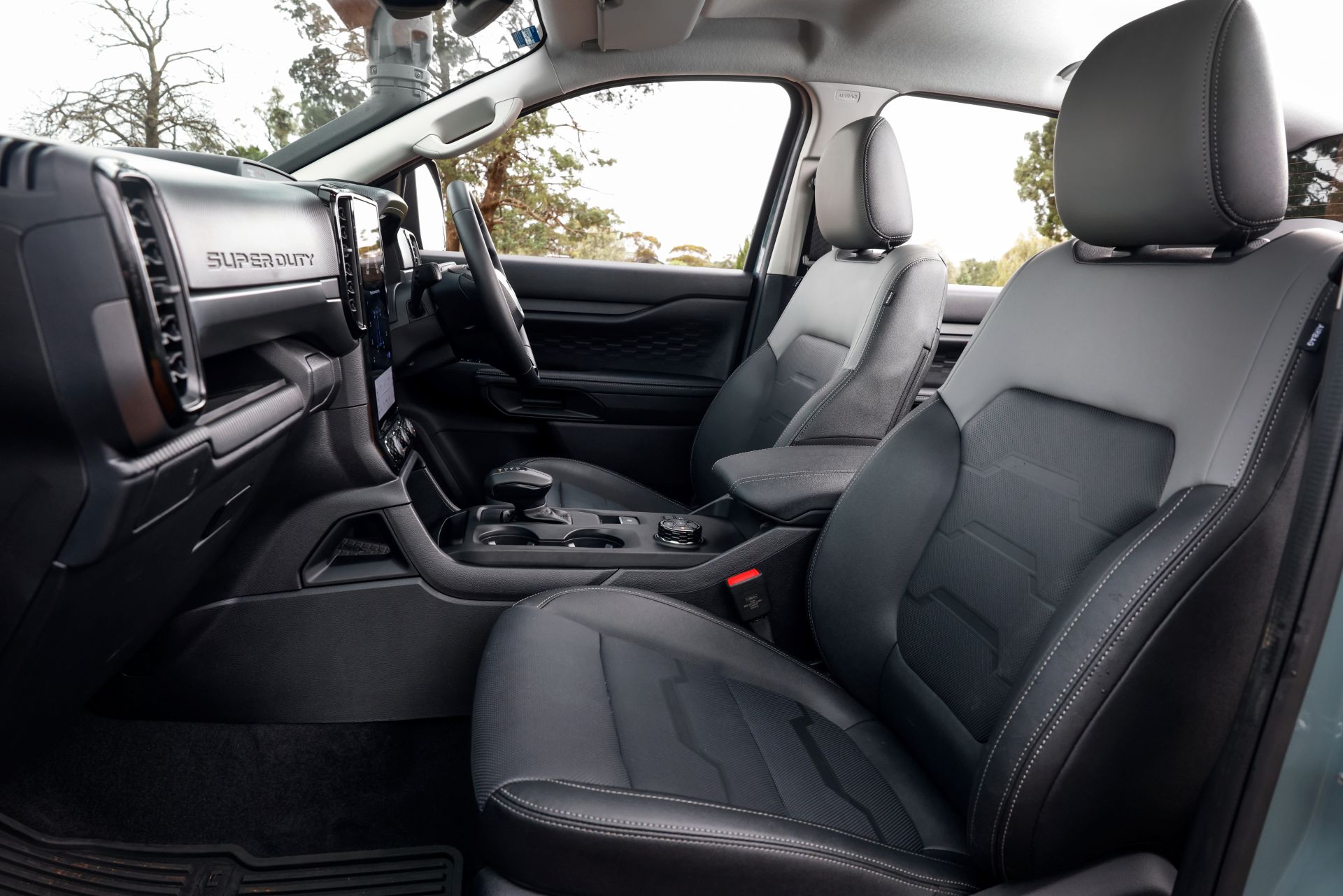 Australian-spec 2026 Ranger Super Duty XLT pickup shown. Not all vehicles or features will be available in all countries. Actual vehicle variants and specifications for each country will be confirmed prior to launch in that country. 